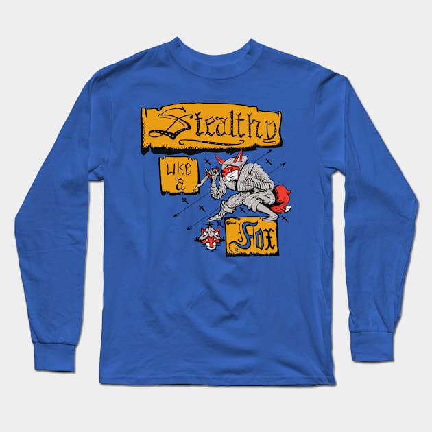 Stealthy like a fox Long Sleeve T-Shirt by Art (Bob) Monkey